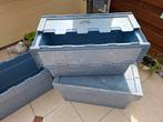 Opberg boxen met deksel, 9 x groot 1x klein, Ophalen, Gebruikt, Kunststof