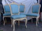 4 antieke Queen Anne stoelen, Antiek en Kunst, Ophalen