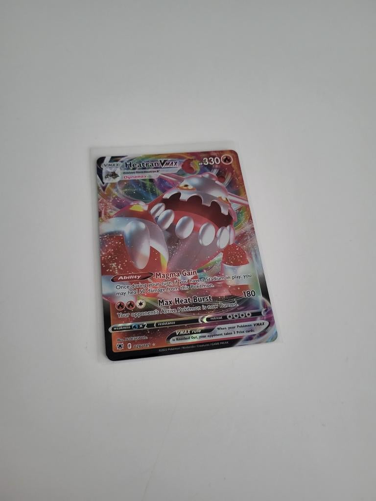 Heatran VMAX 026/189 - Pokémon Kaart, Ophalen of Verzenden, Zo goed als nieuw, Losse kaart