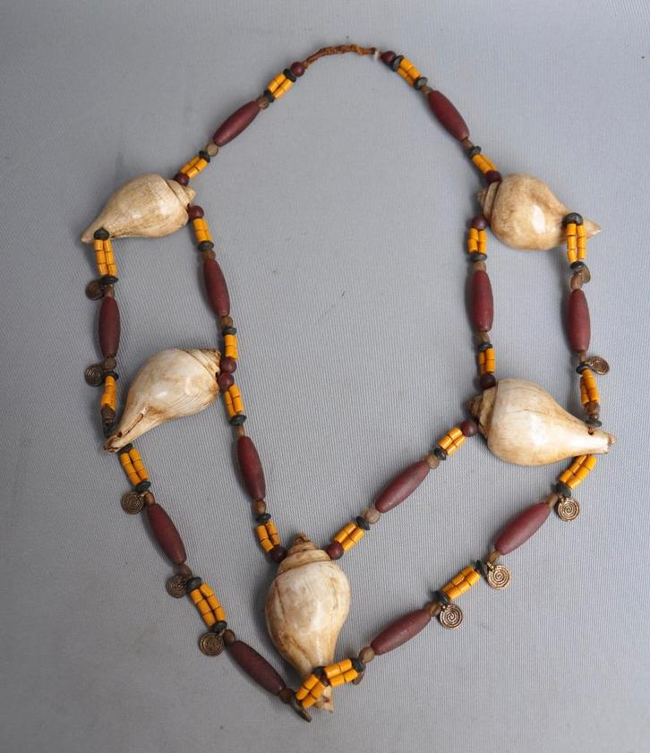 Etnische halsketting - Tibetaans - Nepal - 21e eeuw, Antiek en Kunst, Kunst | Niet-Westerse kunst, Ophalen of Verzenden