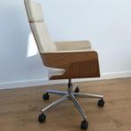 Thonet S845 S 845 bureaustoel leer creme stoel, Ophalen, Gebruikt, Bruin, Nvt