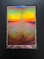 FOIL Plains - Unhinged - Near Mint+, Hobby en Vrije tijd, Verzamelkaartspellen | Magic the Gathering, Nieuw, Foil, Ophalen of Verzenden