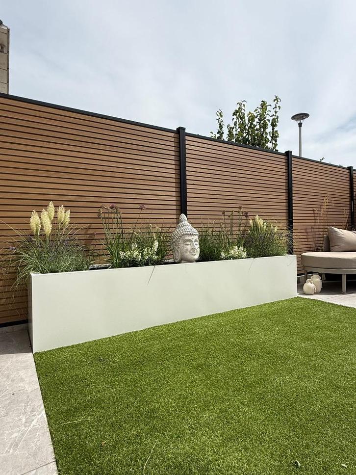 Plantenbakken, Tuin en Terras, Bloembakken en Plantenbakken, Nieuw, Metaal, Binnen, Minder dan 30 cm, Rechthoekig, Ophalen of Verzenden