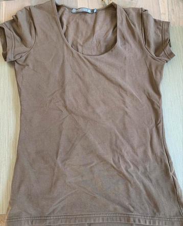 Bruin Cotton Club T-shirt - Maat S beschikbaar voor biedingen