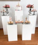 Witte zuilen in verschillende maten - €30 per stuk, Huis en Inrichting, Woonaccessoires | Zuilen en Pilaren, Ophalen, Nieuw