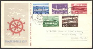 Nederland FDC E29 Met Adres, Zomerzegels 1957 beschikbaar voor biedingen