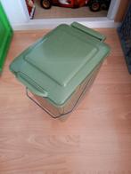 Groene Container met Deksel, Kunststof, Gebruikt, Ophalen of Verzenden, Minder dan 10 liter