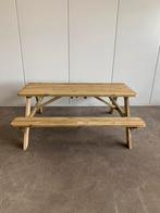 Picknicktafel 180cm / picknickbank geïmpregneerd buitentafel, Tuin en Terras, Nieuw, Inklapbaar, Rechthoekig, Hout