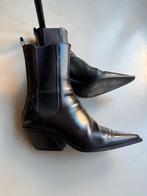 Massimo Dutti Chelsea Western Laarzen - Maat 39, Ophalen of Verzenden, Zo goed als nieuw, Zwart, Lage of Enkellaarzen