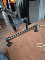 Te koop: wandlamp zwart steigerbuis, Ophalen of Verzenden, Metaal of Aluminium