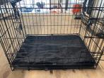 Hondenbench zwart, Dieren en Toebehoren, Hondenhokken, Ophalen of Verzenden, Zo goed als nieuw, Minder dan 65 cm