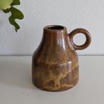 Klein bruin vintage Retro West Germany vaasje vaas, Ophalen of Verzenden