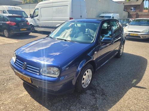 Volkswagen Golf 1.6 77KW 2002 Blauw, Auto's, Volkswagen, Bedrijf, Golf, ABS, Airbags, Airconditioning, Android Auto, Bluetooth