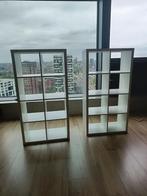 Twee witte IKEA Kallax kasten – los of samen, Ophalen, Gebruikt, 25 tot 50 cm, 50 tot 100 cm
