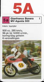 K48 motorkaartje 5a mv augusta 500 / gianfranco bonera, Verzamelen, Ophalen of Verzenden, Zo goed als nieuw, Auto's