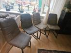 4 eetkamerstoelen, Ophalen, Gebruikt, Vier