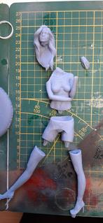 Jonge Dame Welkom in de 80's - Figuur, Ophalen of Verzenden, Gebruikt, Groter dan 1:35, Figuur of Figuren