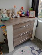 Complete Babykamer - Ledikant, Peuterbed, Commode en Kast, Ophalen, Gebruikt, 50 tot 70 cm, 100 cm of meer