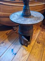 Uniek houten tafeltje gemaakt van een eind boei drijver, Antiek en Kunst, Ophalen