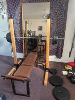 Bench press bankje, Sport en Fitness, Ophalen, Zo goed als nieuw, Fitnessbank