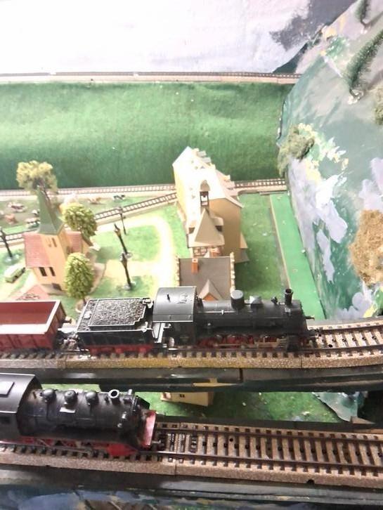 Fleischmann H0 3 lokomotieven met aanhangwagens., Hobby en Vrije tijd, Modeltreinen | H0, Gebruikt, Rails, Gelijkstroom, Fleischmann
