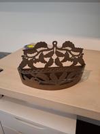 Antiek brons hangmandje., Ophalen of Verzenden