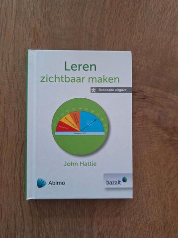 John Hattie - Leren zichtbaar maken beschikbaar voor biedingen