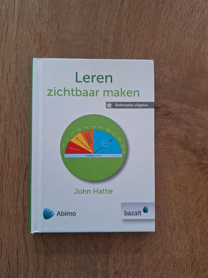 John Hattie - Leren zichtbaar maken, Boeken, Schoolboeken, Zo goed als nieuw, Nederlands, Overige niveaus, Ophalen of Verzenden