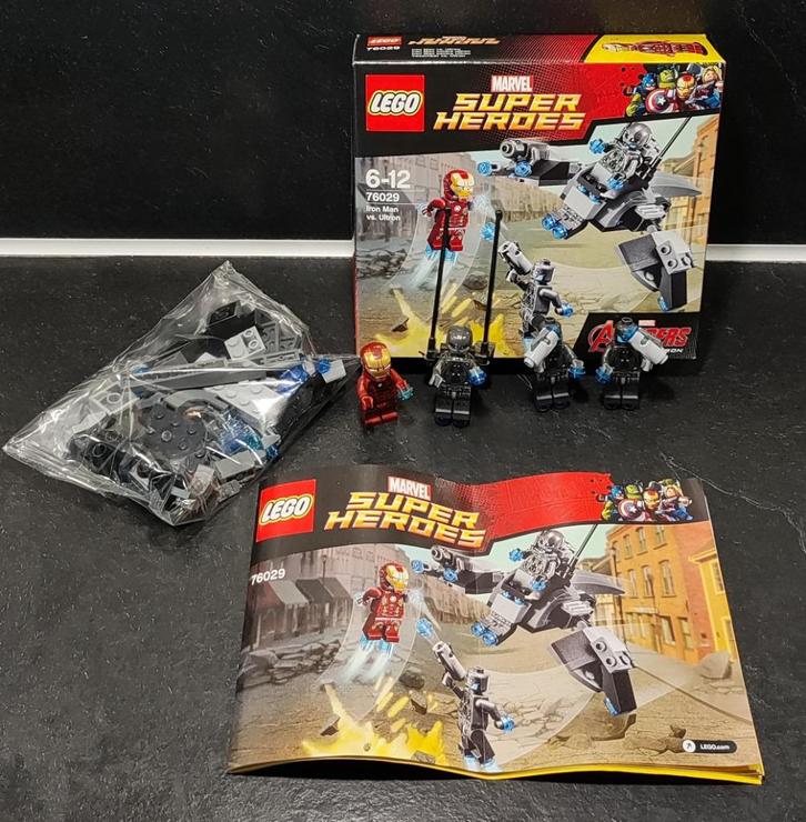 LEGO set 76029 – Iron Man vs. Ultron – Compleet!, Kinderen en Baby's, Speelgoed | Duplo en Lego, Zo goed als nieuw, Lego, Complete set
