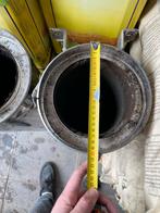 Kachelpijpen - 2 lange + 1 kort stuk, Doe-het-zelf en Verbouw, Verwarming en Radiatoren, Ophalen, Gebruikt, Minder dan 30 cm, Kachel