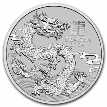 platina / platinum munt lunar dragon 2024 1 OZ beschikbaar voor biedingen