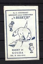 405 Gouda IJssalon cafetaria 'T BEERTJE, Ophalen of Verzenden, Nederland