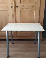 Bureau  / tafel 80 x 60 off white, Huis en Inrichting, In hoogte verstelbaar, Zo goed als nieuw, Ophalen