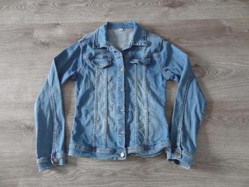 Blauw spijkerjasje met knopen maat 158 beschikbaar voor biedingen