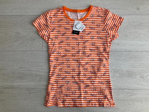 * NIEUW Shirt Shirtje Korte Mouw Koningsdag Mt. 146 - 152 *, Kinderen en Baby's, Kinderkleding | Maat 146, Nieuw, Meisje, Shirt of Longsleeve
