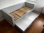 WOOOD Dennis Tienerbed met Uitschuiflade, Huis en Inrichting, Slaapkamer | Bedden, Ophalen, Gebruikt, 90 cm, Eenpersoons
