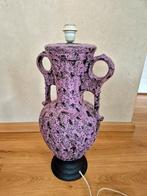 retro Fat Lava keramische lampvoet paars West-Germany, Antiek en Kunst, Ophalen