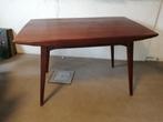 Webe Louis van Teeffelen eettafel, retro teak jaren 60 tafel, Huis en Inrichting, Tafels | Eettafels, Ophalen, Gebruikt, 100 tot 150 cm