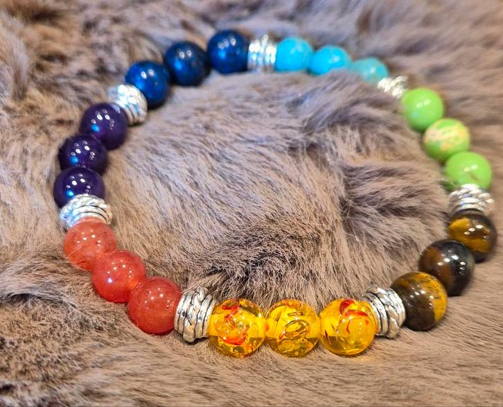 Edelsteen Cadeaudoosje - Liefde & Warmte door de brievenbus, Sieraden, Tassen en Uiterlijk, Armbanden, Nieuw, Overige materialen