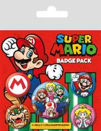 Super Mario Buttons / Badges - 5 stuks, Nieuw, Ophalen of Verzenden