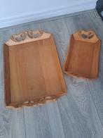 Antieke houtsnijwerk houten paarden, Ophalen of Verzenden, Zo goed als nieuw, Hout