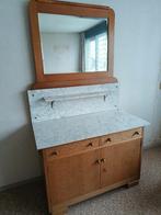 Vintage Art Deco kaptafel – marmeren blad – ca. jaren ’30, Ophalen