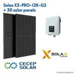 Online Veiling: Solax X3-PRO-12K-G2 + 30 zonnepanelen, Nieuw