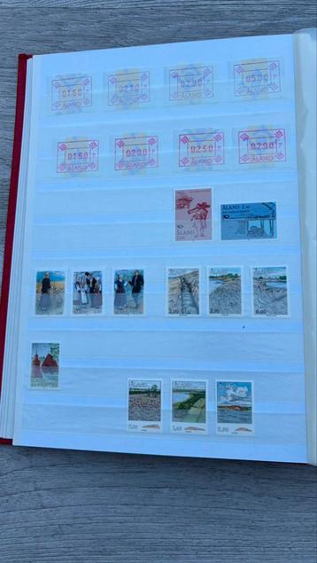 Te koop postzegels,FDC, roodfrankering Aland beschikbaar voor biedingen