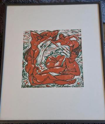 Lithografie kunstenaar onbekend, 3 van 4. beschikbaar voor biedingen