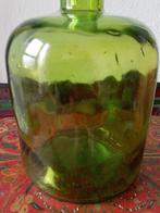 Prachtige grote oude groene fles, Antiek en Kunst, Ophalen of Verzenden