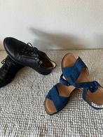 HARTJES sneakers en sandalen leer mt  38 (5.5-G) zwart blauw, Ophalen of Verzenden, Zo goed als nieuw, Zwart, Sandalen of Muiltjes