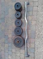 Halterset fitness, Sport en Fitness, Fitnessmaterialen, Ophalen of Verzenden, Gebruikt, Halterset