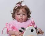 Lief reborn meisje Sandie., Verzamelen, Ophalen of Verzenden, Zo goed als nieuw, Babypop, Levensecht of Reborn