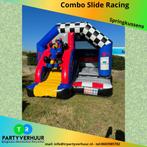 Springkussen Combo Slide Racing te huur (Regio Nijmegen), Ophalen, Zo goed als nieuw, Overige